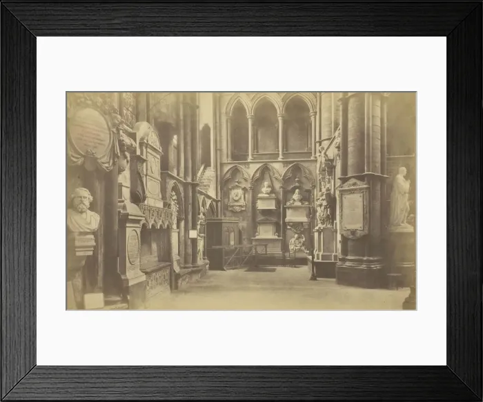Framed Print : Westminster Abbey, 1850-1900. Creator: Unknown Framed Print : Westminster Abbey, 1850-1900. Creator: Unknown