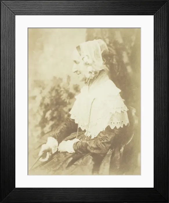 Framed Print : Portrait of Mrs. Rigby, 1844. Creators: David Octavius Hill, Robert Adamson Framed Print : Portrait of Mrs. Rigby, 1844. Creators: David Octavius Hill, Robert Adamson