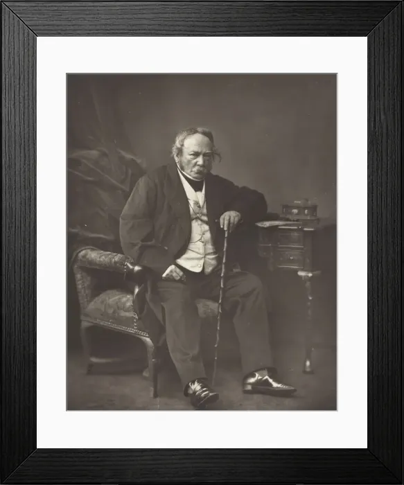 Framed Print : Paul De Kock, 1875  /  77. Creator: Bertall