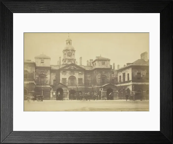 Framed Print : The Horse Guards, 1850-1900. Creator: Unknown Framed Print : The Horse Guards, 1850-1900. Creator: Unknown
