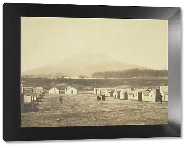 Untitled (Army camp, perhaps from the Battle of Lookout Mountain, Chattanooga, Tennessee)