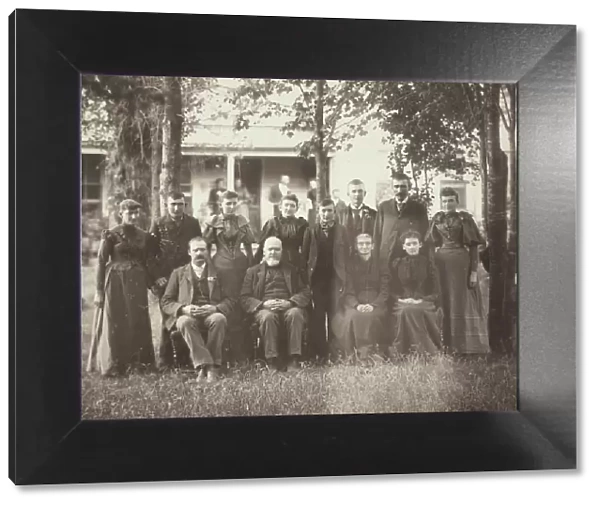 Untitled (Group Portrait of Twelve), 1890s. Creator: Unknown