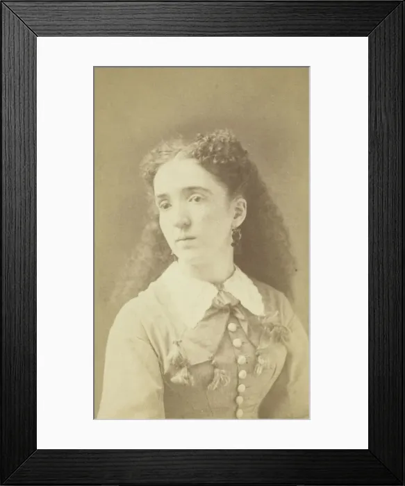 Framed Print : Untitled (Portrait of Woman), 1850 / 99. Creator: E. C. Kimball Framed Print : Untitled (Portrait of Woman), 1850 / 99. Creator: E. C. Kimball