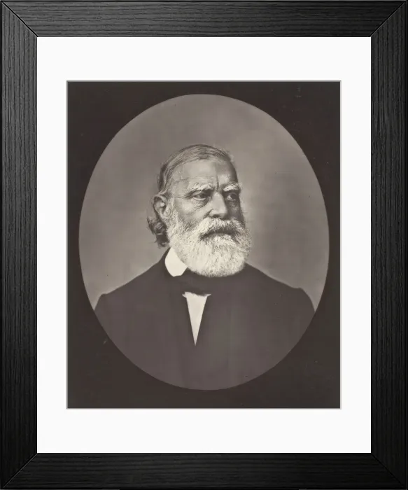 Framed Print : F. V. Raspail, c. 1876. Creator: Etienne Neurdein Framed Print : F. V. Raspail, c. 1876. Creator: Etienne Neurdein