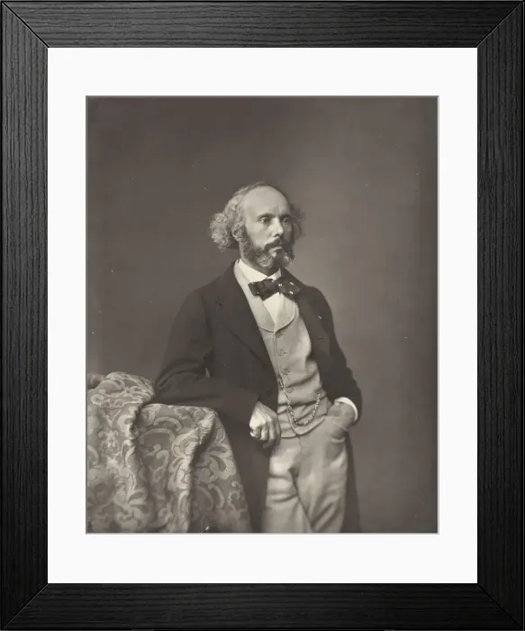 Framed Print : Felicien David [French composer], 1875  /  76. Creator: Bertall et Cie