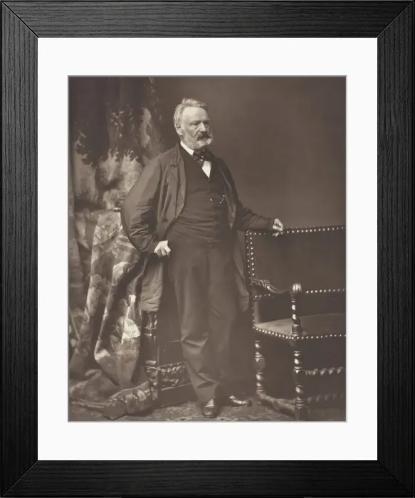 Framed Print : Victor Hugo (French novelist, playwright, and poet, 1802-1885), 1875 / 76 Framed Print : Victor Hugo (French novelist, playwright, and poet, 1802-1885), 1875 / 76