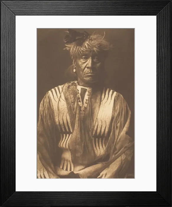Framed Print : Red Whip - Atsina, 1908. Creator: Edward Sheriff Curtis Framed Print : Red Whip - Atsina, 1908. Creator: Edward Sheriff Curtis