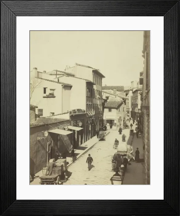 Framed Print : Firenze, via Nazionale, 1850-1900. Creator: Unknown Framed Print : Firenze, via Nazionale, 1850-1900. Creator: Unknown