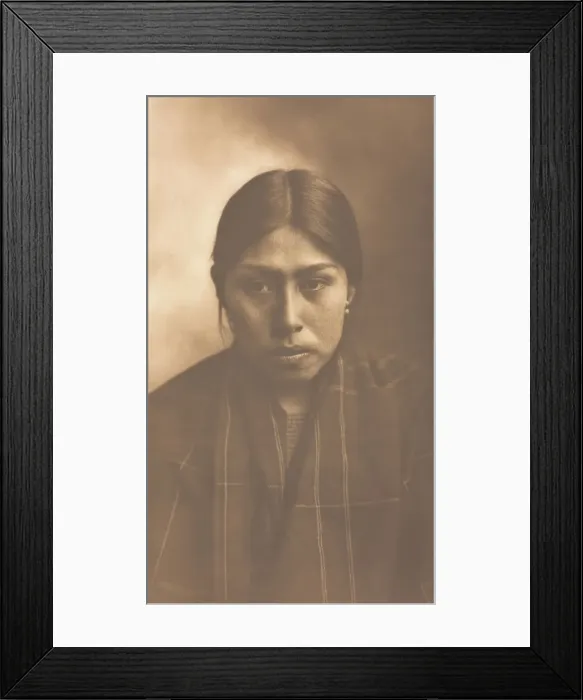 Framed Print : Suquamish Woman, 1899. Creator: Edward Sheriff Curtis Framed Print : Suquamish Woman, 1899. Creator: Edward Sheriff Curtis