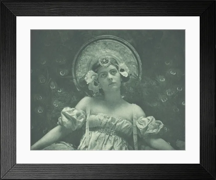 Framed Print : Odalesque, c. 1897. Creator: Charles I. Berg Framed Print : Odalesque, c. 1897. Creator: Charles I. Berg
