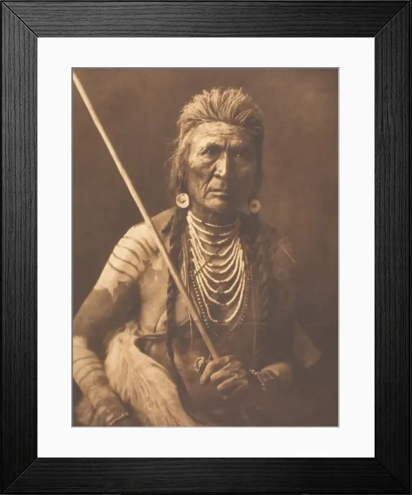 Framed Print : Wolf - Apsaroke, 1908. Creator: Edward Sheriff Curtis Framed Print : Wolf - Apsaroke, 1908. Creator: Edward Sheriff Curtis