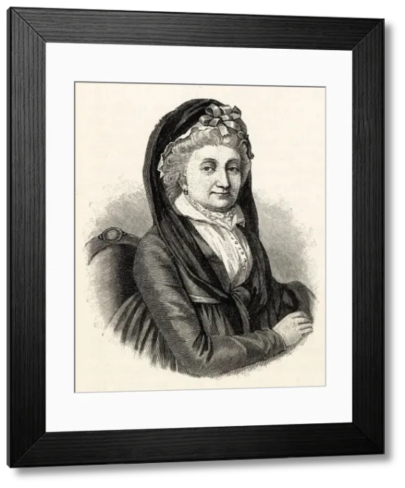 Framed Print : Countess Sophie Marie von VoB(1729-1814). Creator: Anonymous Framed Print : Countess Sophie Marie von VoB(1729-1814). Creator: Anonymous