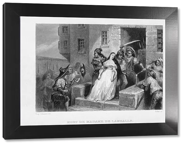 Death of Madame de Lamballe, 1834-1836. Creator: Johannot, Tony (1803-1852)
