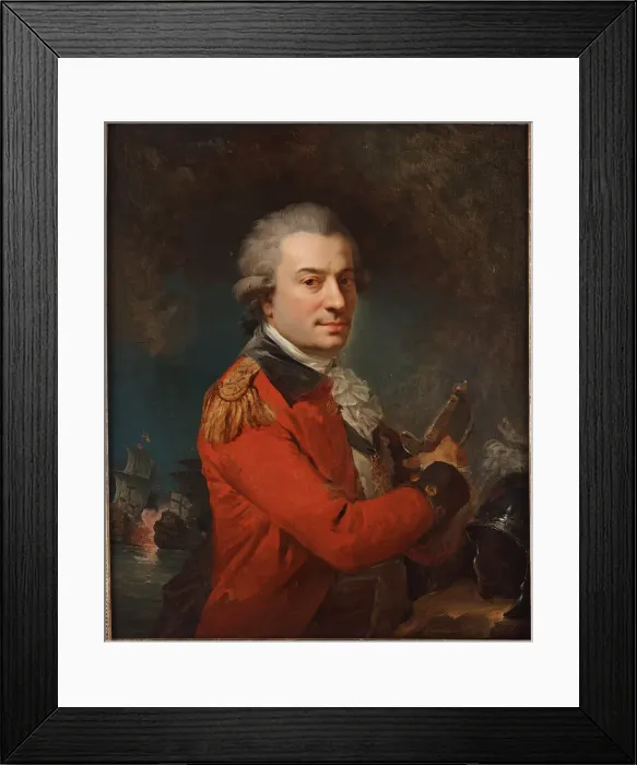 Framed Print : Comte Pierre Andrede Suffren de Saint-Tropez (1729-1788), Mid of the 18th cen Framed Print : Comte Pierre Andrede Suffren de Saint-Tropez (1729-1788), Mid of the 18th cen