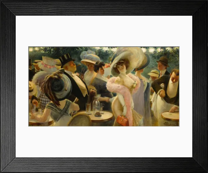 Framed Print : Cafede Paris. Creator: Guillaume, Albert (1873-1942) Framed Print : Cafede Paris. Creator: Guillaume, Albert (1873-1942)