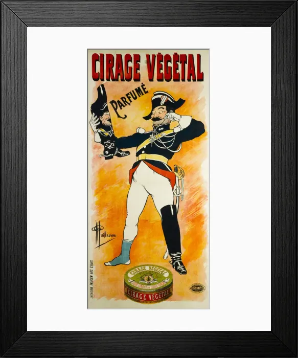 Framed Print : Cirage vegetal parfume, c. 1900. Creator: Guillaume, Albert (1873-1942) Framed Print : Cirage vegetal parfume, c. 1900. Creator: Guillaume, Albert (1873-1942)