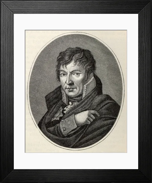 Framed Print : General Gerhard von Scharnhorst (1755-1813). Creator: Bollinger Framed Print : General Gerhard von Scharnhorst (1755-1813). Creator: Bollinger