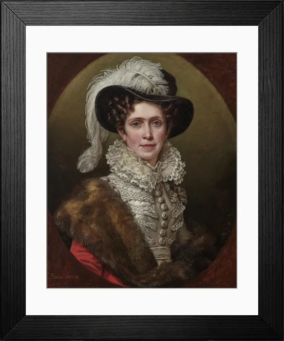Framed Print : Caroline of Baden (1776-1841), Queen of Bavaria, 1823. Creator: Stieler Framed Print : Caroline of Baden (1776-1841), Queen of Bavaria, 1823. Creator: Stieler