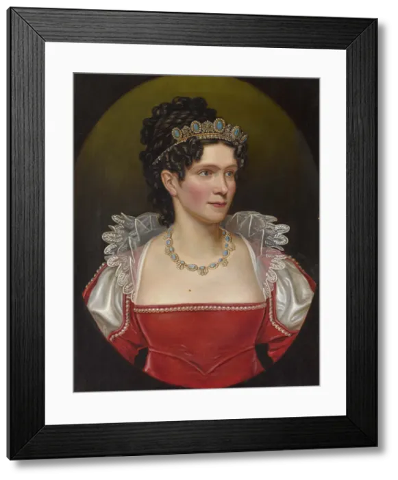 Framed Print : Caroline of Baden (1776-1841), Queen of Bavaria. Creator: Dürck, Friedrich (1809-1884) Framed Print : Caroline of Baden (1776-1841), Queen of Bavaria. Creator: Dürck, Friedrich (1809-1884)