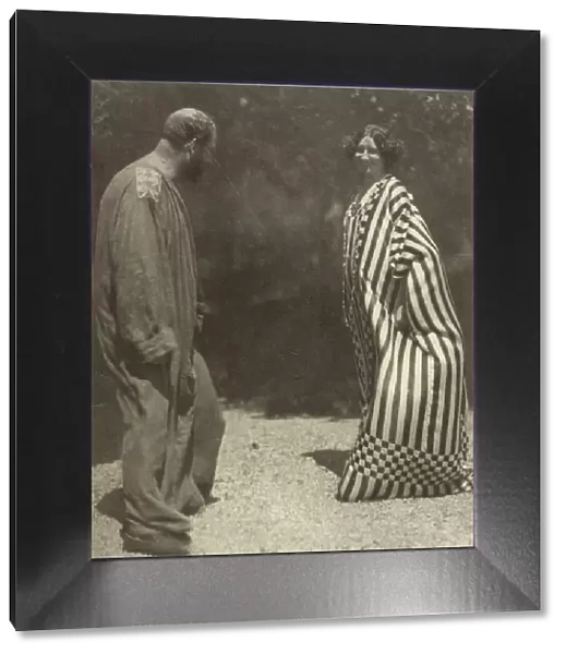 Gustav Klimt and Emilie Floge, c. 1909. Creator: Bohler, Heinrich (1881-1940)