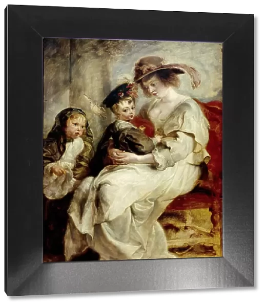 Helena Fourment with Two of Her Children, ca 1636. Creator: Rubens