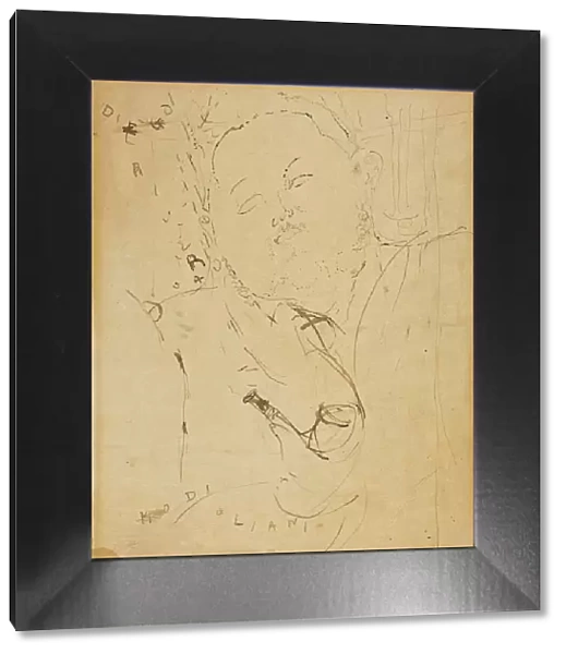 Diego Rivera, 1915. Creator: Modigliani, Amedeo (1884-1920)