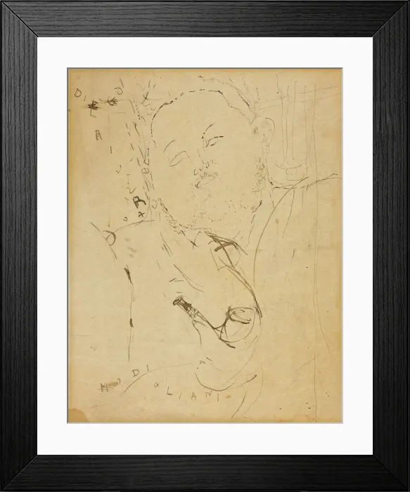 Framed Print : Diego Rivera, 1915. Creator: Modigliani, Amedeo (1884-1920) Framed Print : Diego Rivera, 1915. Creator: Modigliani, Amedeo (1884-1920)