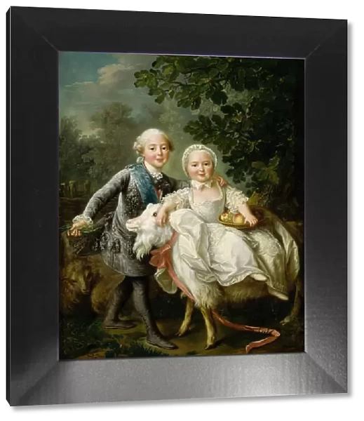 Charles de Bourbon, comte d Artois with his sister Clotilde, 1763