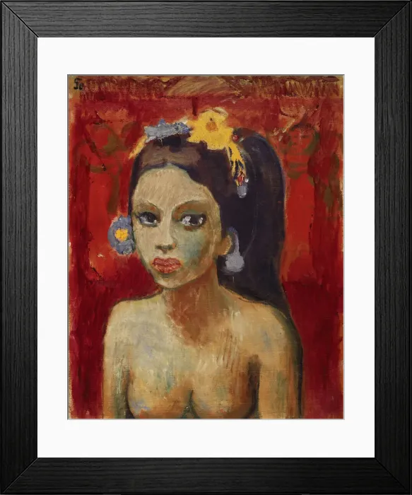 Framed Print : Balinese (I), ca 1926. Creator: Genin, Robert (1884-1941) Framed Print : Balinese (I), ca 1926. Creator: Genin, Robert (1884-1941)