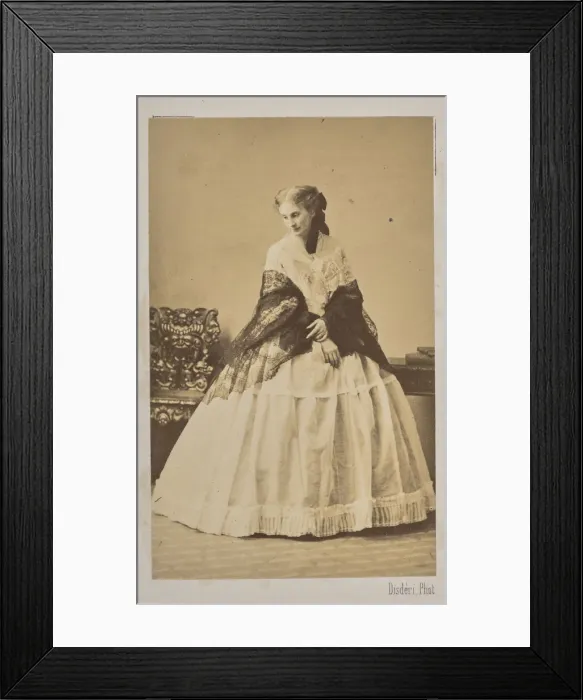 Framed Print : Duchess Sofia de Morny (1838-1896), nee Countess Trubetskaya, 1862 Framed Print : Duchess Sofia de Morny (1838-1896), nee Countess Trubetskaya, 1862