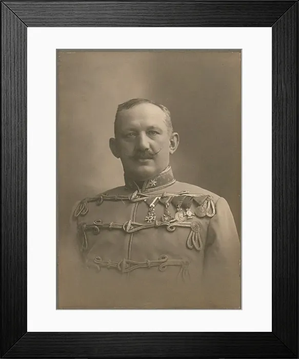Framed Print : Baron Samu Hazai (1851-1942). Creator: Anonymous Framed Print : Baron Samu Hazai (1851-1942). Creator: Anonymous