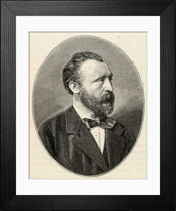 Framed Print : Heinrich von Stephan (1831-1897), general post director. Creator: Anonymous Framed Print : Heinrich von Stephan (1831-1897), general post director. Creator: Anonymous
