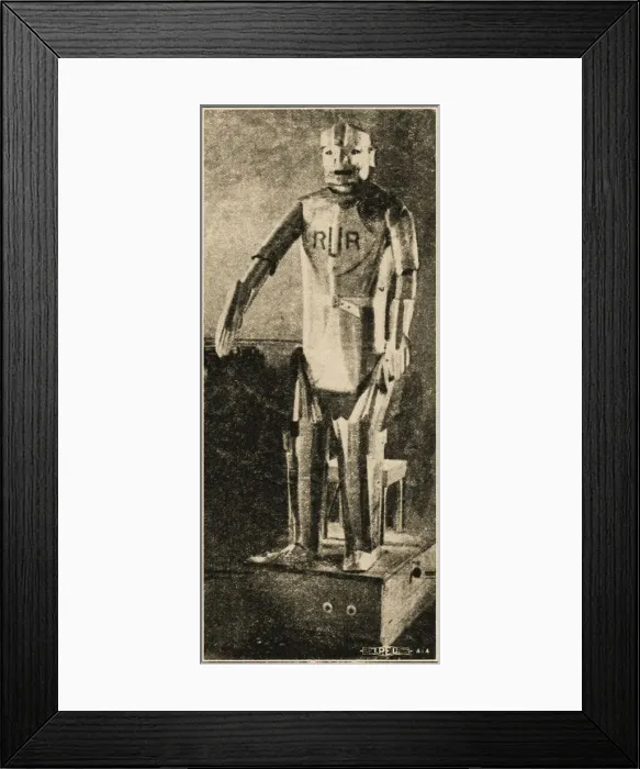 Framed Print : Eric the Robot, 1928-1929. Creator: Anonymous Framed Print : Eric the Robot, 1928-1929. Creator: Anonymous
