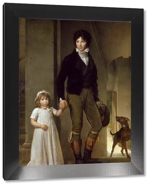 Jean-Baptiste Isabey (1767-1855) and his Daughter Alexandrine, 1795