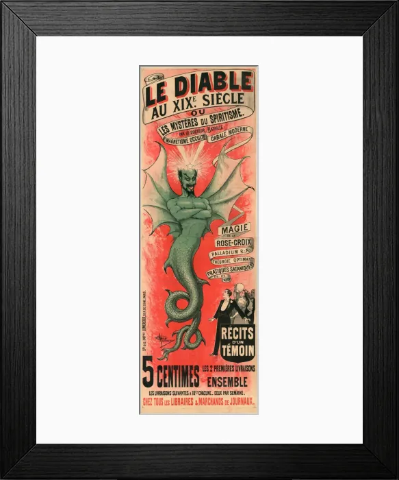 Framed Print : Le Diable au XIXe siecle ou les Mysteres du spiritisme par le docteur Bataille Framed Print : Le Diable au XIXe siecle ou les Mysteres du spiritisme par le docteur Bataille