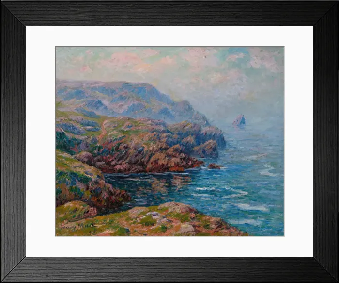 Framed Print : La terre de cleden, 1910. Creator: Moret, Henry (1856-1913) Framed Print : La terre de cleden, 1910. Creator: Moret, Henry (1856-1913)