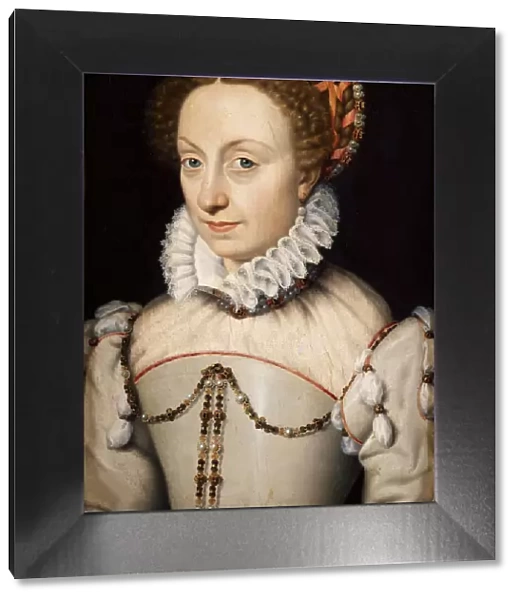 Jeanne d Albret, Queen of Navarre (1528-1572), c. 1570. Creator: Clouet