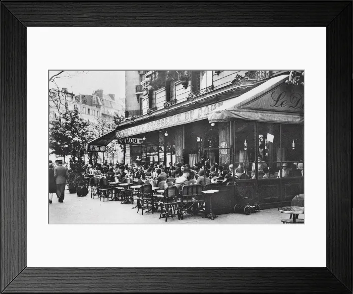 Framed Print : Le Dome, Boulevard du Montparnasse. Creator: Anonymous Framed Print : Le Dome, Boulevard du Montparnasse. Creator: Anonymous