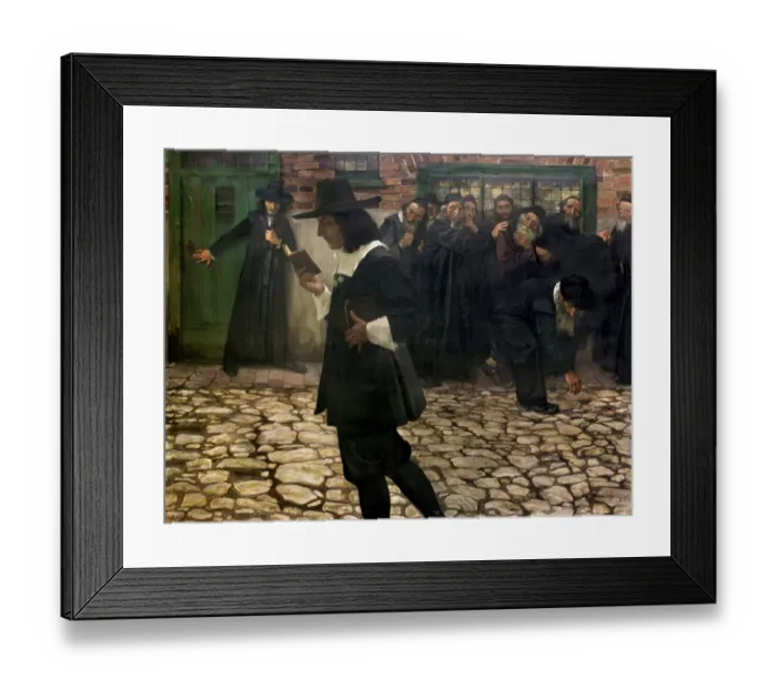 Framed Print : Excommunicated Spinoza, 1907. Creator: Hirszenberg, Samuel (1865-1908) Framed Print : Excommunicated Spinoza, 1907. Creator: Hirszenberg, Samuel (1865-1908)