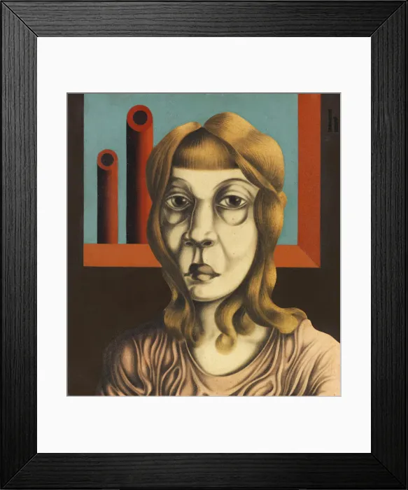 Framed Print : Factory worker, 1926. Creator: Hoerle, Heinrich (1895-1936) Framed Print : Factory worker, 1926. Creator: Hoerle, Heinrich (1895-1936)