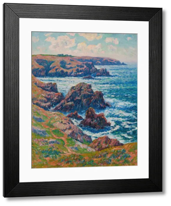 Framed Print : La terre de Cleden, Point de Raz, Finistere, 1911 Framed Print : La terre de Cleden, Point de Raz, Finistere, 1911