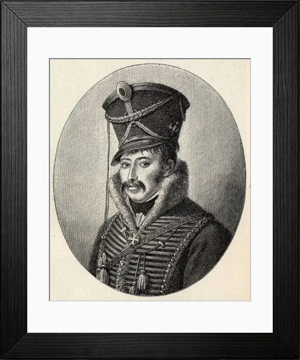 Framed Print : Ferdinand von Schill (1776-1809). Creator: Buchhorn, Ludwig (1770-1856) Framed Print : Ferdinand von Schill (1776-1809). Creator: Buchhorn, Ludwig (1770-1856)