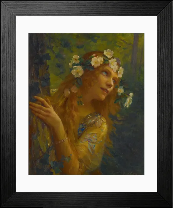 Framed Print : Leilah, ca 1910-1913. Creator: Bussiere, Gaston (1862-1928) Framed Print : Leilah, ca 1910-1913. Creator: Bussiere, Gaston (1862-1928)