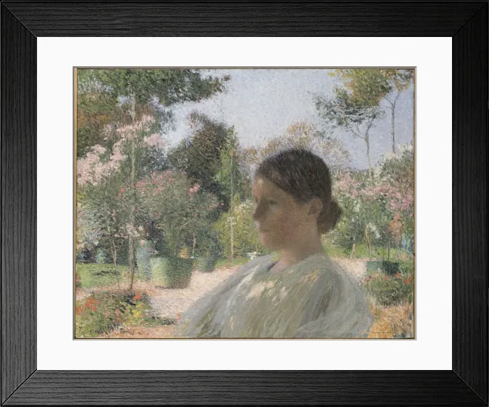 Framed Print : In the Garden, ca 1904. Creator: Martin, Henri (1860-1943) Framed Print : In the Garden, ca 1904. Creator: Martin, Henri (1860-1943)