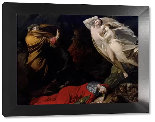 Francesca da Rimini in Dantes Hell, 1810. Creator: Monti, Nicola (1780-1864)