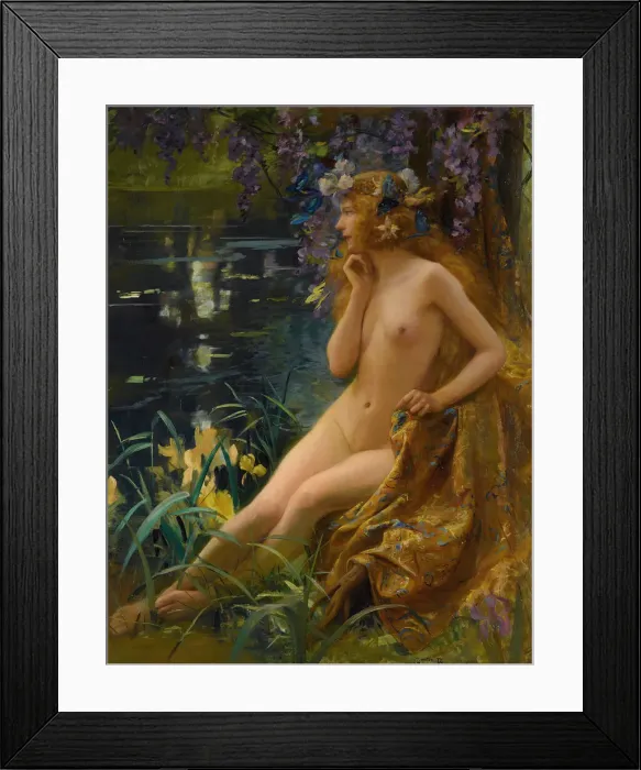 Framed Print : Juventas, 1900s. Creator: Bussiere, Gaston (1862-1928) Framed Print : Juventas, 1900s. Creator: Bussiere, Gaston (1862-1928)