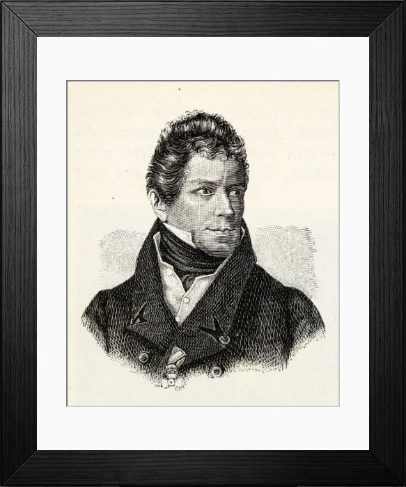 Framed Print : Friedrich von Gentz (1764-1832). Creator: Anonymous Framed Print : Friedrich von Gentz (1764-1832). Creator: Anonymous