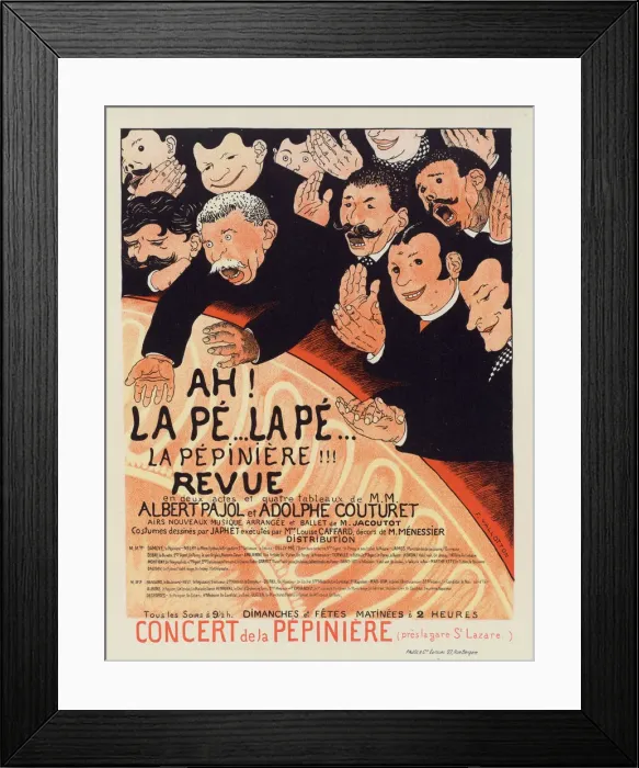Framed Print : La Pepiniere Revue, ca 1896-1899. Creator: Vallotton, Felix Edouard (1865-1925) Framed Print : La Pepiniere Revue, ca 1896-1899. Creator: Vallotton, Felix Edouard (1865-1925)