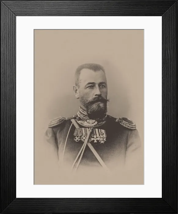 Framed Print : General Alexander Nikolaevich Poretsky (1855-1917). Creator: Anonymous Framed Print : General Alexander Nikolaevich Poretsky (1855-1917). Creator: Anonymous