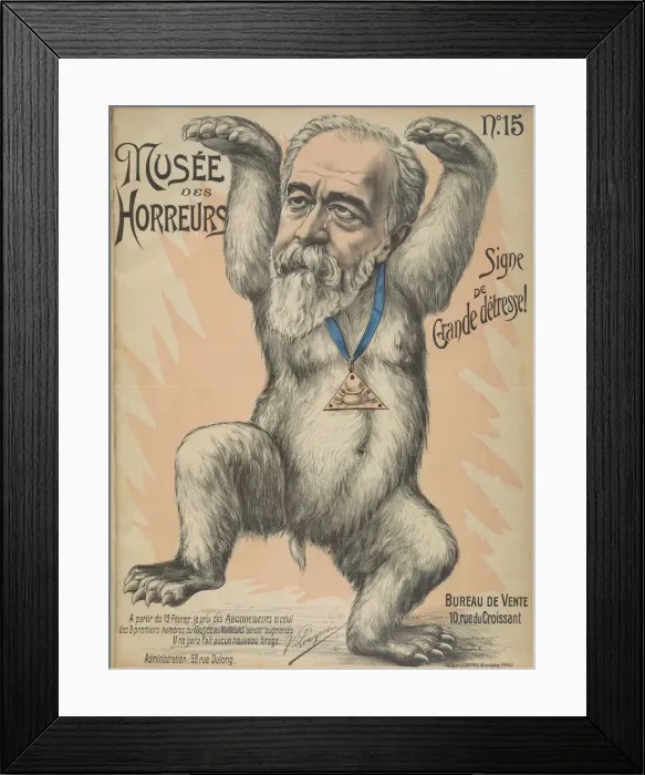 Framed Print : Musee des Horreurs (Gallery of Horrors): Henri Brisson, 1899 Framed Print : Musee des Horreurs (Gallery of Horrors): Henri Brisson, 1899